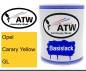 Preview: Opel, Carary Yellow, GL: 1L Lackdose, von ATW Autoteile West.
